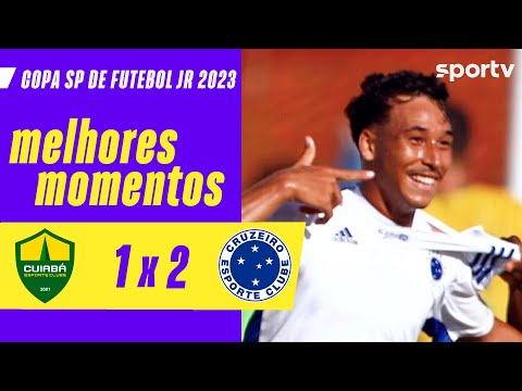 Gols e lances de Cuiabá x Cruzeiro