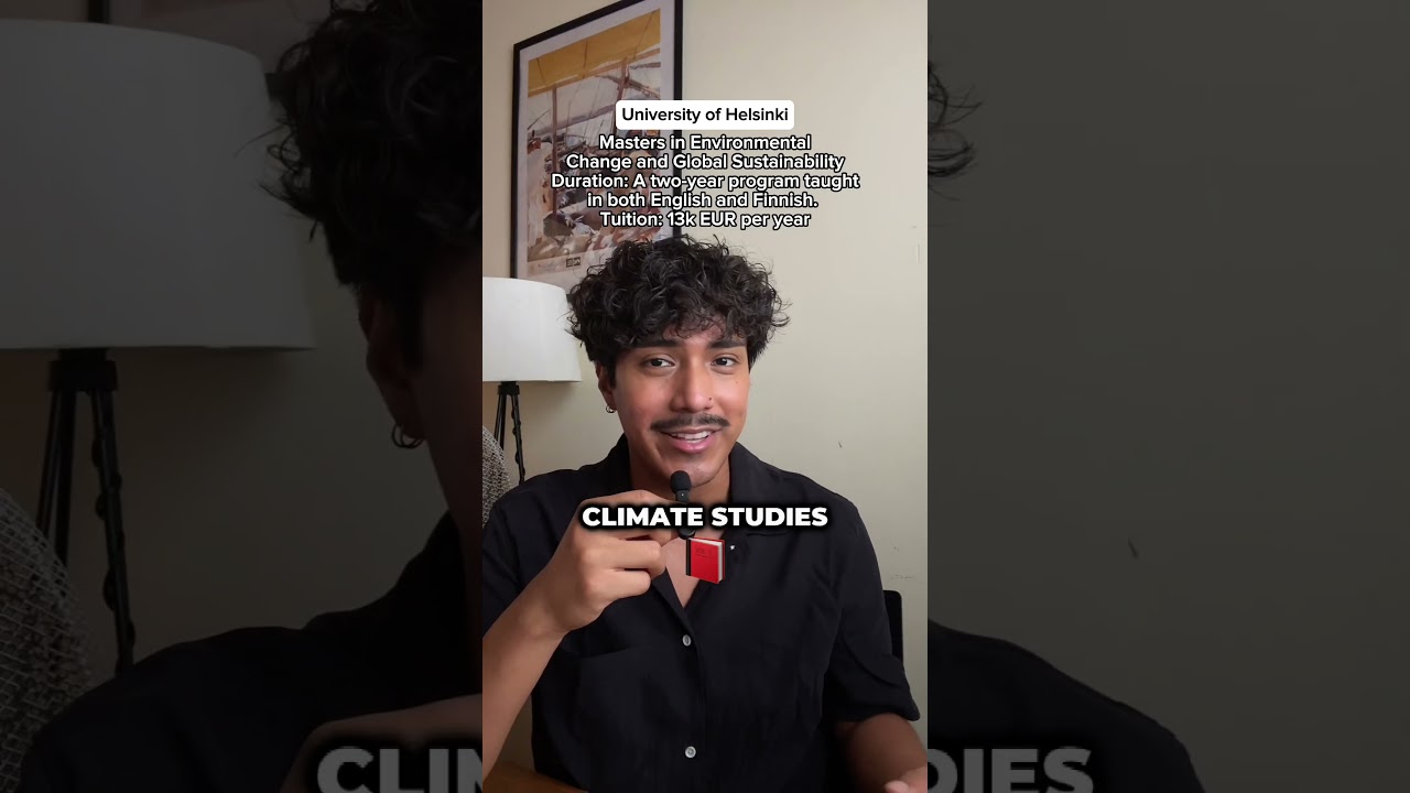 Exploring the credibility of a master’s degree in climate change