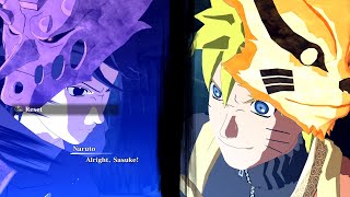 GAMEPLAY Naruto Ninja STORM CONNECTIONS - NARUTO vs SASUKE New Costume 20th Anniversary 4K!HD