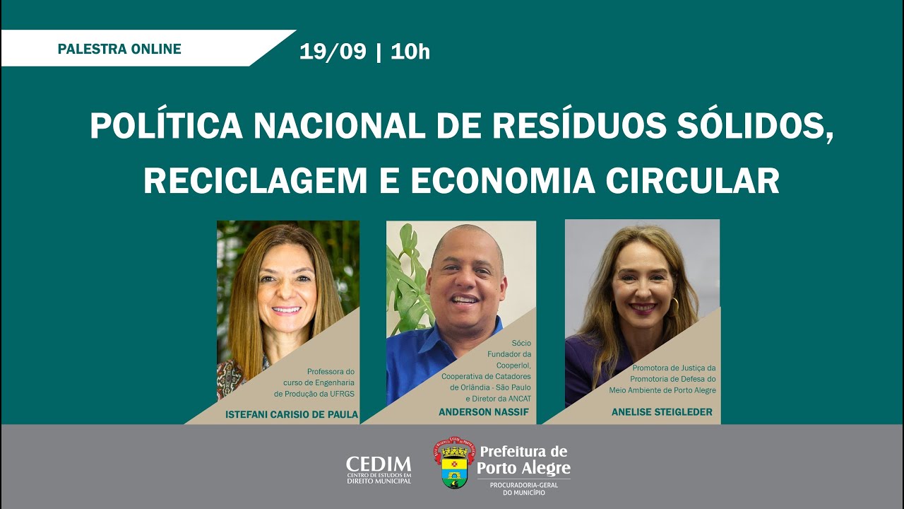 POLÍTICA NACIONAL DE RESÍDUOS SÓLIDOS, RECICLAGEM E ECONOMIA CIRCULAR