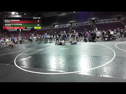 112 Lbs Cons. Round 2 - Kyla Johnson, Indiana Vs Avianca Guzman, Wyoming 91b8