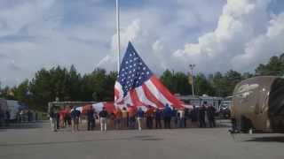 Flag Raising at Camping World - Largest Flag in Alabama