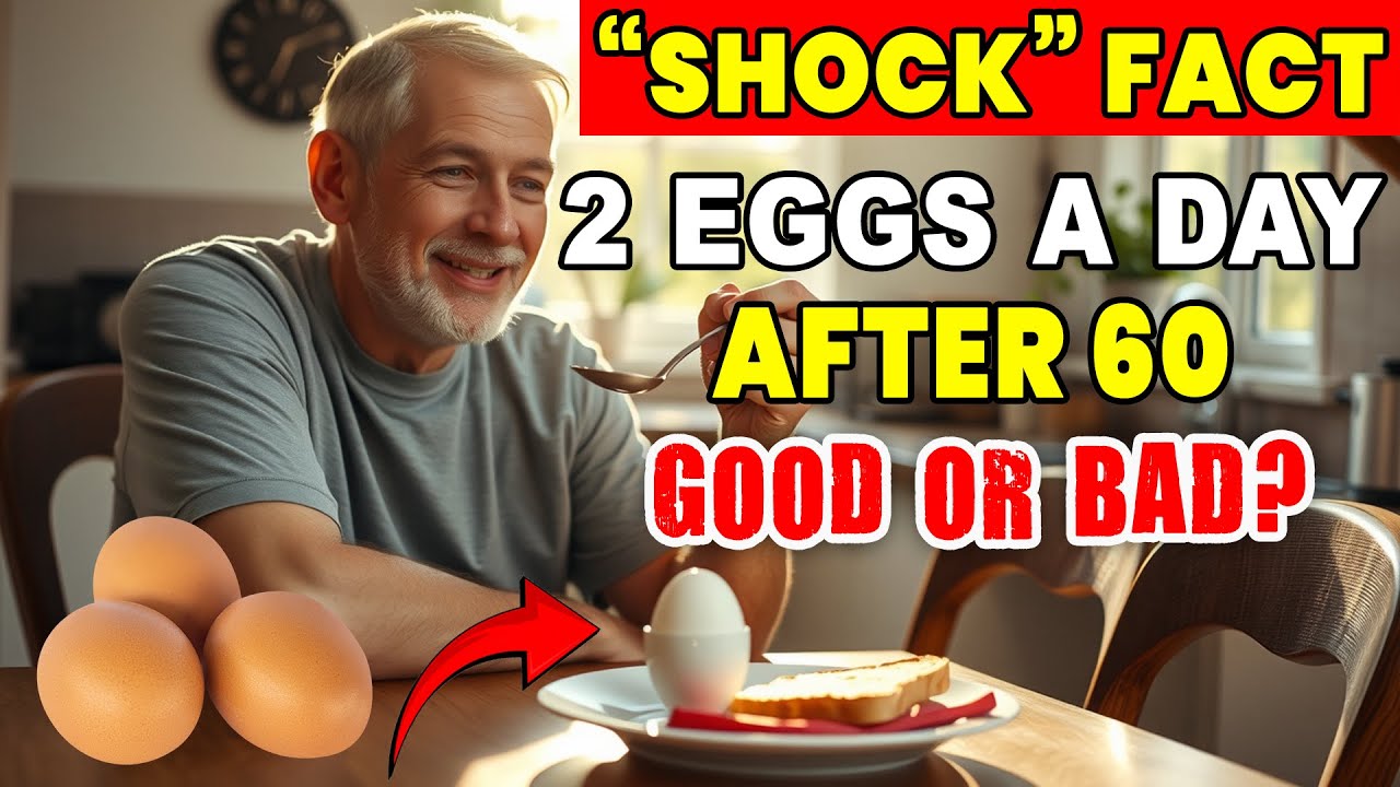 Two Eggs a Day After 60: The SURPRISING Benefits for Seniors! 🥚✨ (Good or Bad) | Vitality Over 60