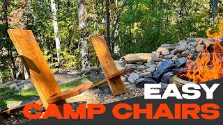 EASY Camp Chairs | Beginner Woodworking Project | #woodworking