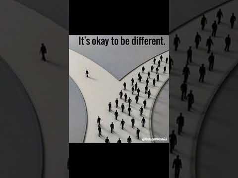 It's Okay To be different 😌 #social #media #trending #viral #shortvideo #popular #different