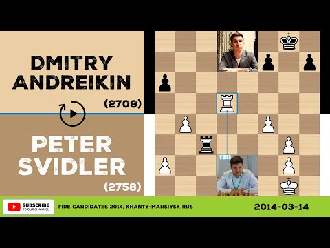 Peter Svidler vs Dmitry Andreikin - 2014-03-14 - FIDE Candidates 2014 - Chess Game Replay