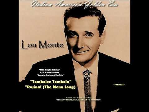 LOU MONTE - Tombolee Tombola & Rosina 1955 (Love and Lyrics) Promo Single Release