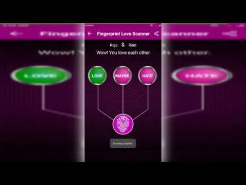 Love Test Fingerprint Scanner prank Video