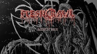 Fleshcrawl - Making of tour artwork 2018