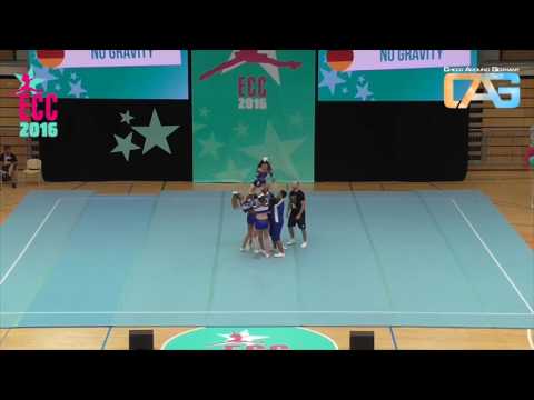 ECC 2016 1.Platz - No Gravity -  GROUP STUNT MIXED senior
