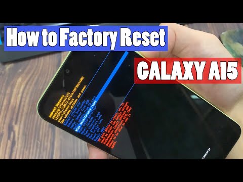 Samsung Galaxy A15: How to Factory Reset (Hard Reset)