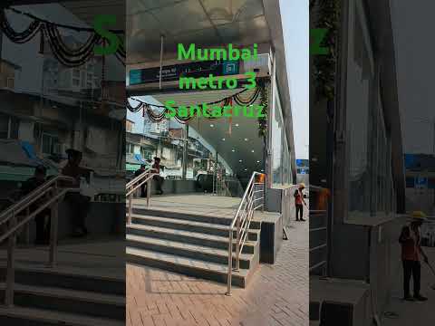 Mumbai metro 3 Santacruz #metro