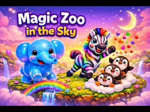 The Magic Zoo in the Sky! 🐘🦓 Magical Animals & Floating Islands | NovuLand Kids