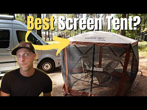 The most THOROUGH REVIEW on Clam Quick Set Venture Screen Tent & Set up