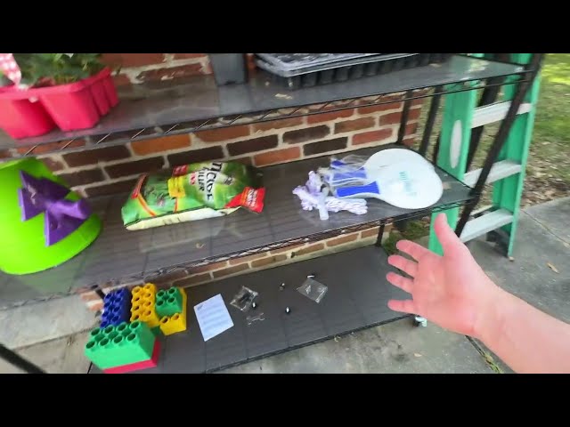 Best Wire Storage Shelf with Wheels Review - alternate angle