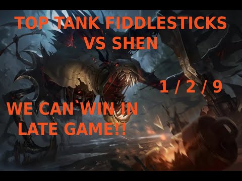 【LoL】TOP TANK Fiddlesticks vs Shen / Can Win In Late Game ! / silver 1 of jp server / patch 11.7 #25