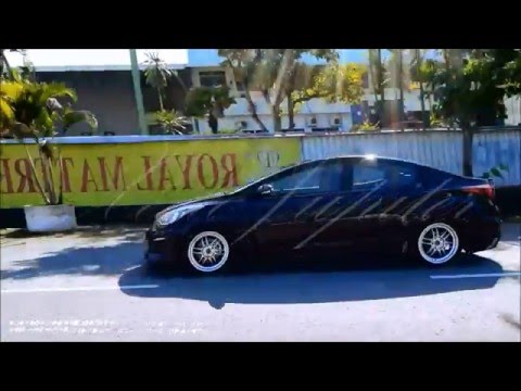 Hyundai Elantra 1.8L MD (Change Axle Back Custom Exhaust System/ Flowmaster DBX muffler)