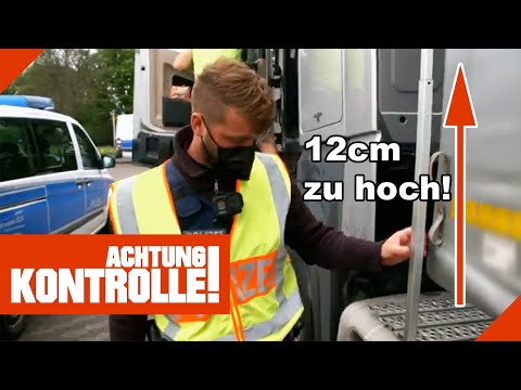 4,12m hoher LKW! Das kann GEFÄHRLICHE Folgen haben! |1/2| Kabel Eins | Achtung Kontrolle