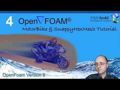 [Openfoam Tutorial 4] Simulating the flow around a Motorbike with SnappyHexMesh