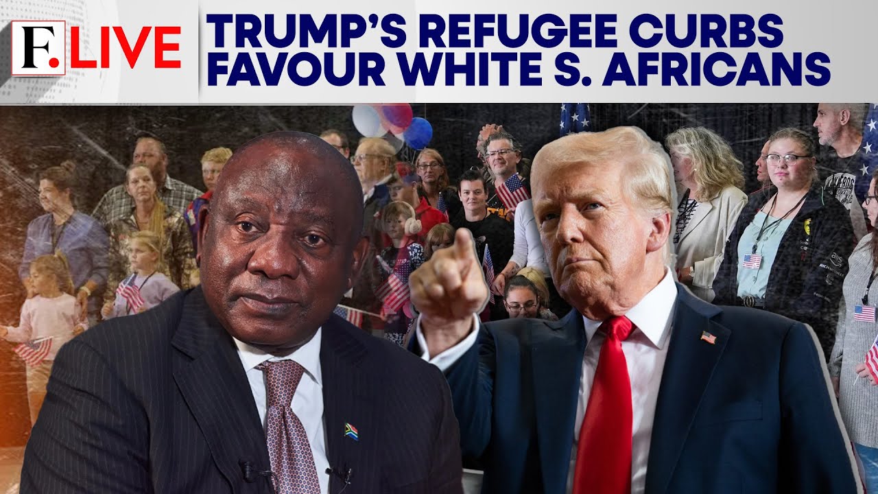Trump Sets Refugee Cap to Historic Low, Prioritises White South Africans | Firstpost Live | N18G