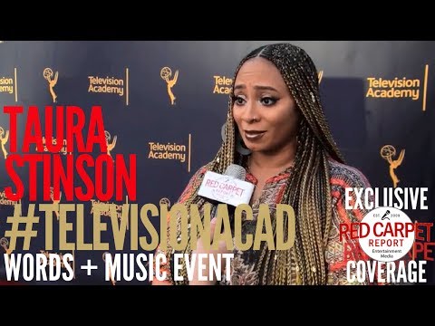 Taura Stinson #UndergroundWGN interviewed at the Television Academy's Words + Music Event
