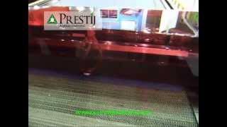 Yueming Lazer CMA1625 Kumaş Kesim işlemi