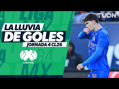 ¡LLUVIA DE GOLES! ⚽️ ☔ Los goles de la Jornada 4 del Clausura 2026 | TUDN
