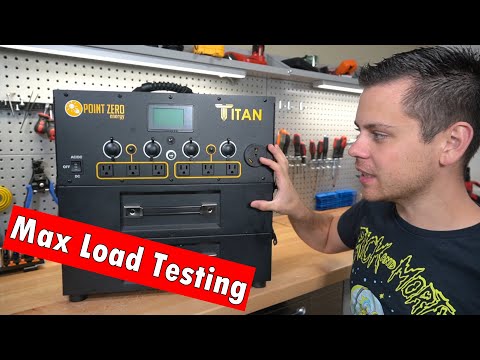 Titan Solar Generator: Max Load Test, Battery Expansion, 12V Charging and more!