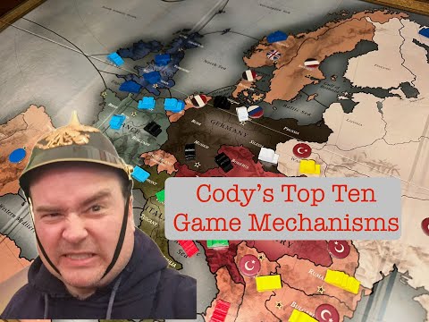 The Discriminating Gamer: Cody's Top Ten Game Mechanisms (October 2025)