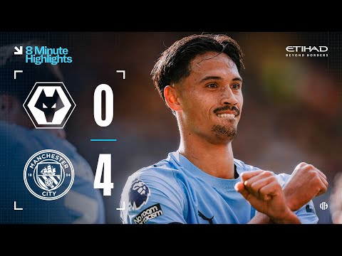 EXTENDED HIGHLIGHTS | Wolves 0-4 Man City | Haaland (2), Reijnders & Cherki Goals! 