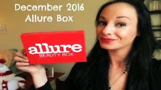 Allure Beauty Box Unboxing for December 2016... It made me happy!!!