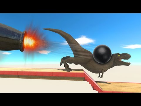 Run Away From Super Cannon - Animal Revolt Battle Simulator