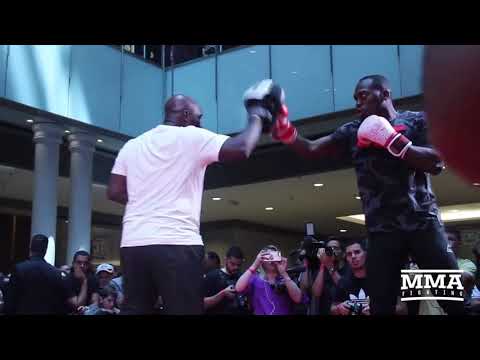 Derek Brunson Open Workout Highlights - UFC Sao Paulo | MMA Fighting