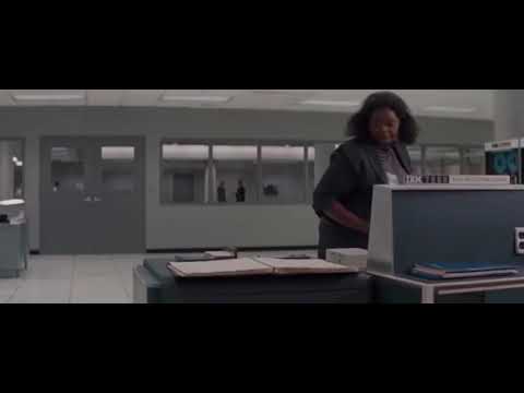 Hidden Figures Scene: Dorothy fixes the IBM