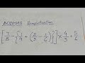 BODMAS SIMPLIFICATION Ncert Class678 Maths Bodmas
