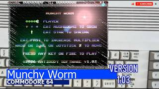 Commodore 64 -=Munchy Worm=- 1.03