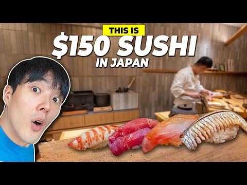 I Tried $150 Private Sushi Restaurant in Japan