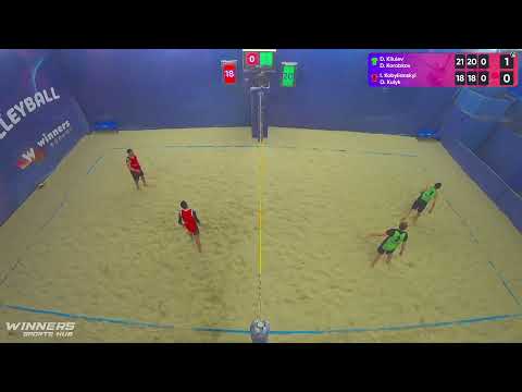18:40 D. Kliuiev / D. Korobkov - I. Kobylianskyi / O. Kulyk 12.02.2023 | Winners Beach Volleyball