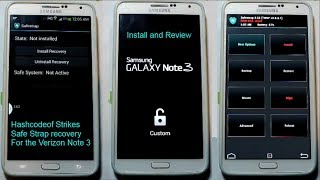 Verizon Galaxy Note 3 Safe Strap Recovery Install and Review