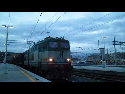 E655.402 sul MI 57566 Maddaloni Marcianise - Bologna Interporto, in transito a Roma Tiburtina