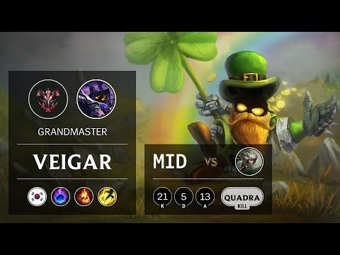 Veigar Mid vs Camille - KR Grandmaster Patch 9.13