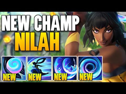 NILAH MIGHT BE THE COOLEST ADC CHAMPION EVER RELEASED (SHE'S A WATER BENDER)