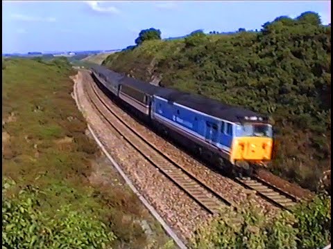 RD21704(vid).  Trains in Cornwall, 1989 - Part 4.
