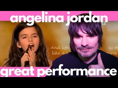 PRO SINGER'S first REACTION to ANGELINA JORDAN - AT LAST (Live)