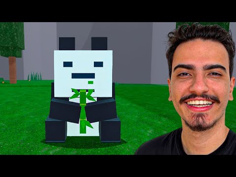 I tamed a panda in 99 nights in the rainforest 🐼🥰