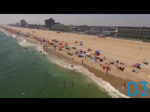 Aerial Video of Days Inn Boardwalk Hotel in Ocean City, MD