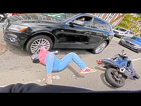 10 MINUTES OF CRAZY, UNEXPECTED and EPIC Motorcycle Moments 2022 - Ep.348