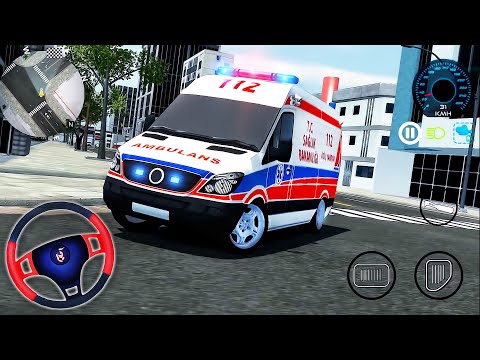 Ambulance Doctor Hospital Simulator - City Rescue Van Driving 3D - Android GamePlay