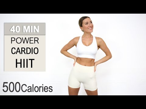 40 Min Power Cardio HIIT | Burn 500 Calories, High Intense, Full Body Fat Burn, Sweaty, No Repeat