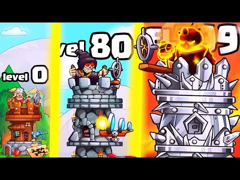 IS THIS THE HIGHEST LEVEL TALLEST TOWER EVOLUTION? (9999+ STRONGEST UPGRADE) l Tower Crush Video